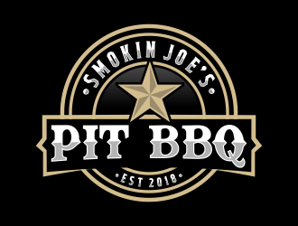 Smokin Joes Pit BBQ logo design by jm77788