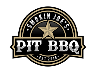 Smokin Joes Pit BBQ logo design by jm77788