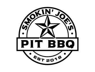 Smokin Joes Pit BBQ logo design by jonggol