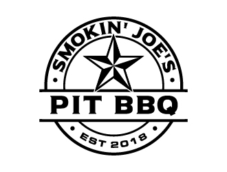 Smokin Joes Pit BBQ logo design by jonggol
