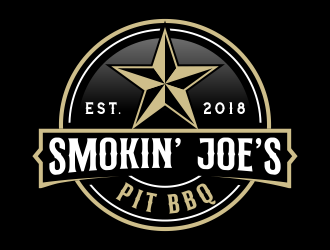 Smokin Joes Pit BBQ logo design by done