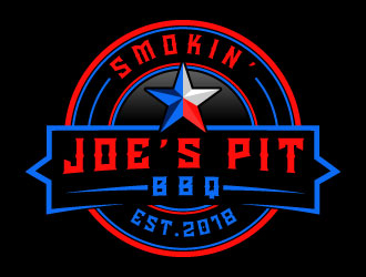 Smokin Joes Pit BBQ logo design by aryamaity