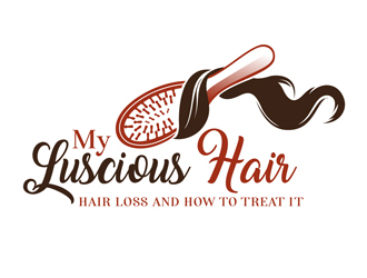 My Luscious Hair logo design by DreamLogoDesign