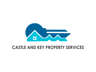 Castle and Key Property Services logo design by Galfine
