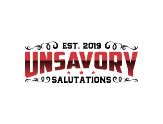 Unsavory Salutations logo design by cikiyunn