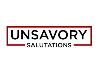 Unsavory Salutations logo design by vostre