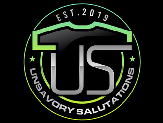 Unsavory Salutations logo design by DreamLogoDesign