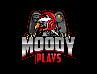 Moody Plays logo design by keptgoing