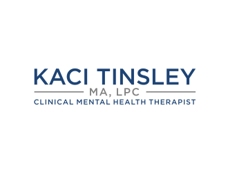 Kaci Tinsley, MA, LPC - Clinical Mental Health Therapist logo design by GassPoll