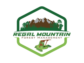 Regal Mountain Forest Management logo design by ragestorm