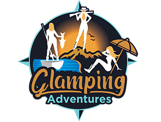 Glamping Adventures logo design by Htz_Creative