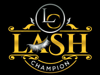 Lash Champion logo design by MonkDesign