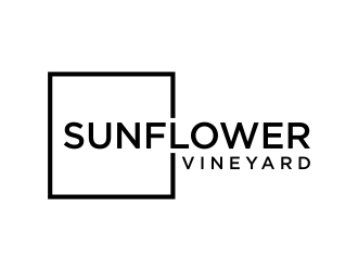 Sunflower Vineyard logo design by p0peye
