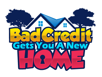 Bad Credit Guarantees You A Home logo design by AamirKhan