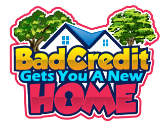 Bad Credit Guarantees You A Home logo design by AamirKhan