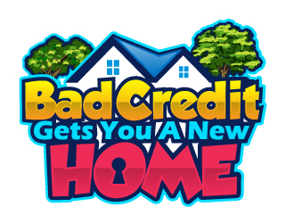 Bad Credit Guarantees You A Home logo design by AamirKhan