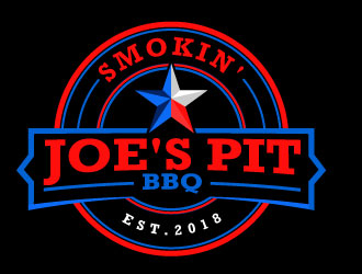 Smokin Joes Pit BBQ logo design by aryamaity
