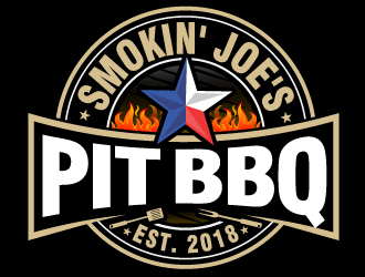 Smokin Joes Pit BBQ logo design by LucidSketch