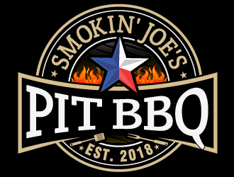 Smokin Joes Pit BBQ logo design by LucidSketch