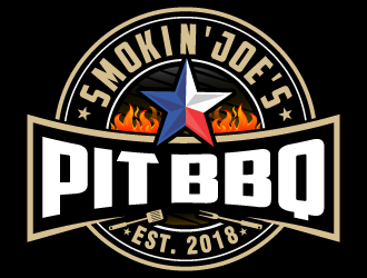 Smokin Joes Pit BBQ logo design by LucidSketch