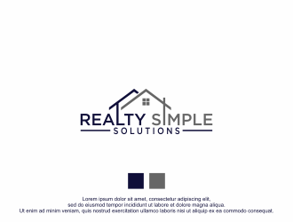 Realty Simple Solutions logo design by bebekkwek