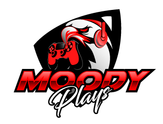 Moody Plays logo design by AamirKhan