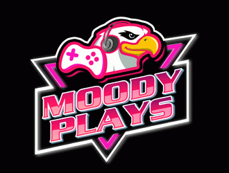 Moody Plays logo design by Bananalicious