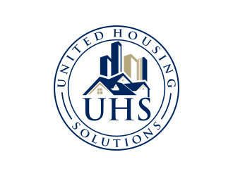United Housing Solutions logo design by haidar