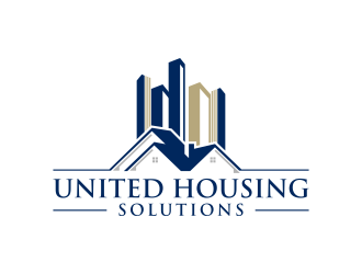 United Housing Solutions logo design by haidar