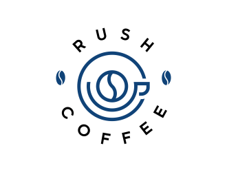 Rush Coffee logo design by Galfine