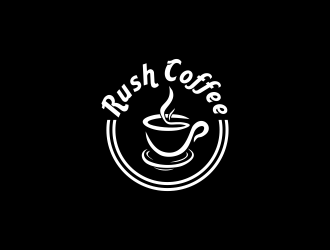 Rush Coffee logo design by oke2angconcept
