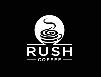 Rush Coffee logo design by Sandip
