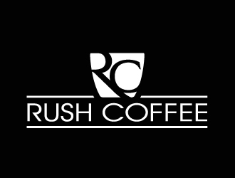 Rush Coffee logo design by Sandip
