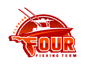 Florida Four Fishing Team logo design by jm77788