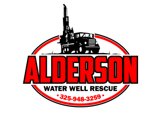 Alderson Water Well Rescue Logo Design