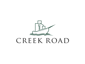 Creek Road logo design by Inaya