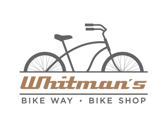 Whitmans Bike Way Bike Shop logo design by Gopil