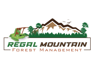 Regal Mountain Forest Management logo design by ragestorm