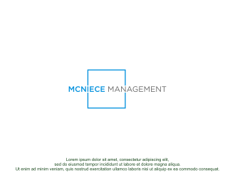 McNiece Management logo design by bebekkwek