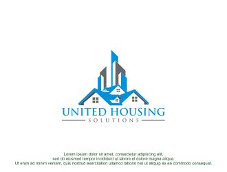 United Housing Solutions logo design by bebekkwek