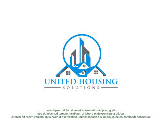 United Housing Solutions logo design by bebekkwek