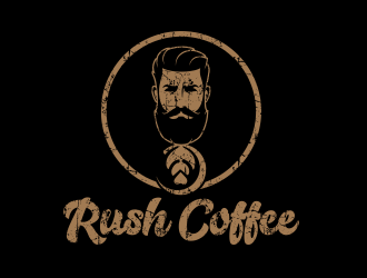 Rush Coffee logo design by Cekot_Art