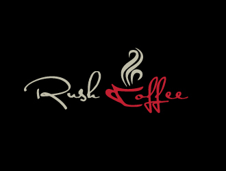 Rush Coffee logo design by nikkl