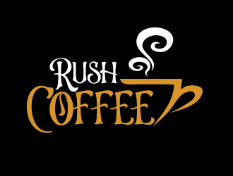 Rush Coffee logo design by samueljho