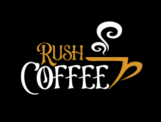Rush Coffee logo design by samueljho