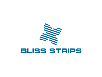 BLISS STRIPS logo design by revi