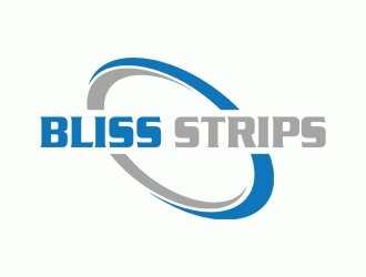 BLISS STRIPS logo design by Bananalicious