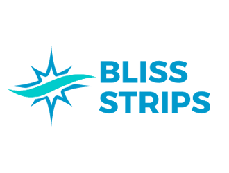 BLISS STRIPS logo design by Coolwanz