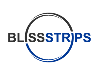 BLISS STRIPS logo design by BrightARTS