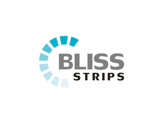 BLISS STRIPS logo design by protein